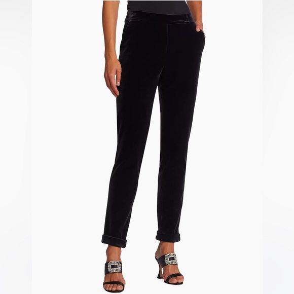 Chiara Boni La Petite Robe Lisbeth Velvet Pants Size 8 NWT - Picture 2 of 7